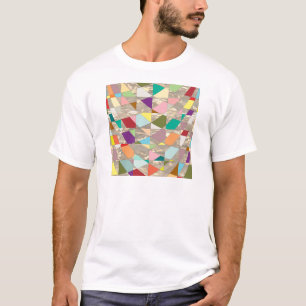Abstract Colours Gold T-Shirt