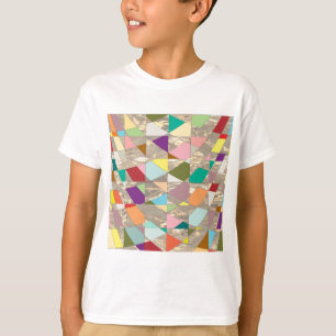 Abstract Colours Gold T-Shirt