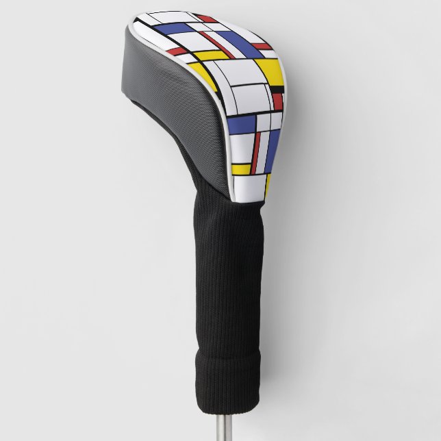 Abstract Colours  Golf Head Cover (Angled)