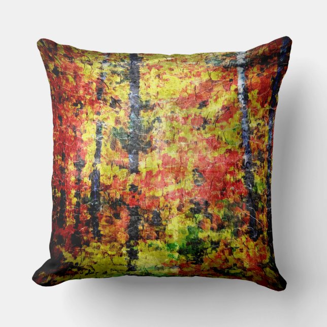 Abstract Colours Painting #12 Cushion (Front)