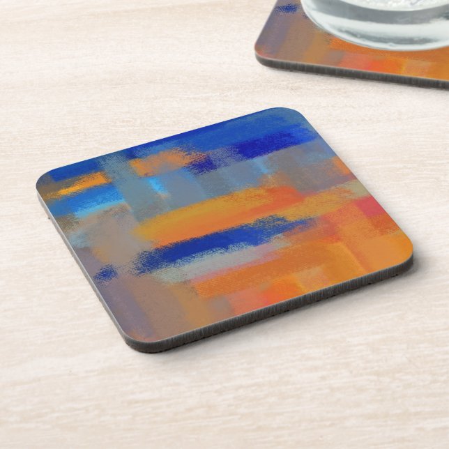 Abstract Colours Painting Coaster (Left Side)
