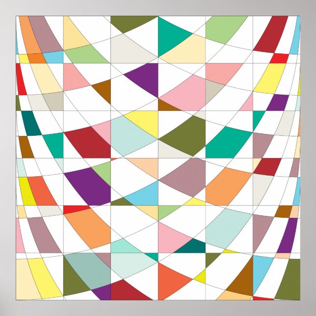 Abstract Colours Poster (Front)