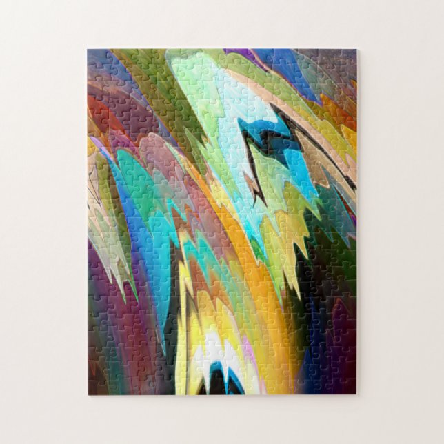 Abstract Colours Puzzle (Vertical)