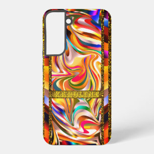Abstract Colours Stylish Samsung Galaxy Case