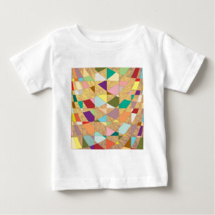 Abstract Colours Sun Burst Baby T-Shirt