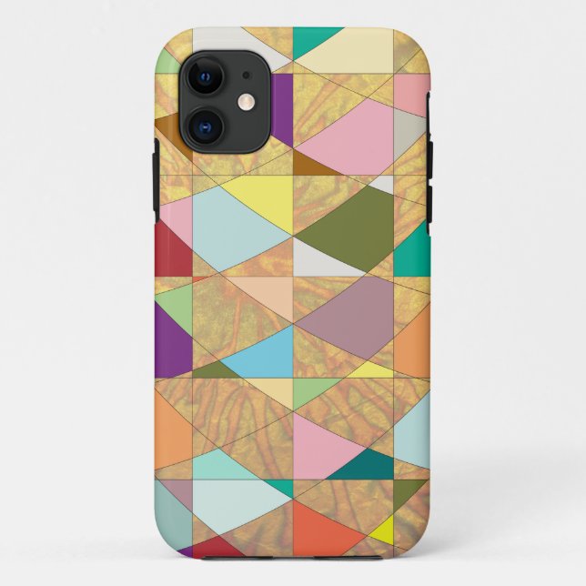 Abstract Colours Sun Burst Case-Mate iPhone Case (Back)