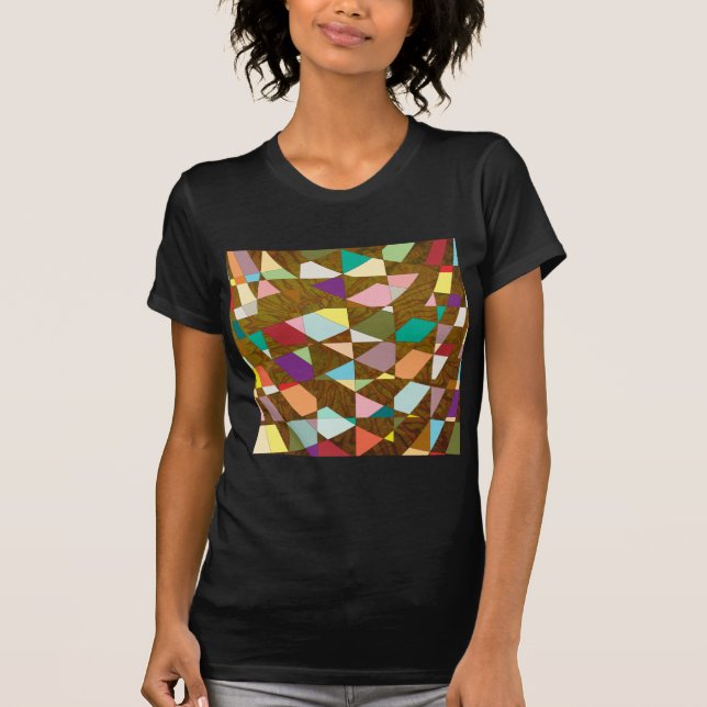 Abstract Colours Sun Burst T-Shirt (Front)