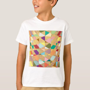Abstract Colours Sun Burst T-Shirt