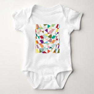 Abstract Colours Tapestry Baby Bodysuit