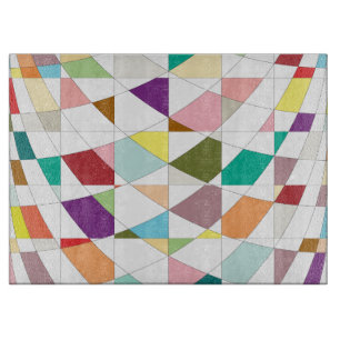Abstract Colours Tapestry Cutting Board