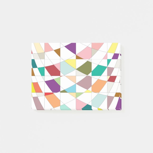 Abstract Colours Tapestry Post-it Notes (Front)