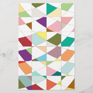 Abstract Colours Tapestry Stationery