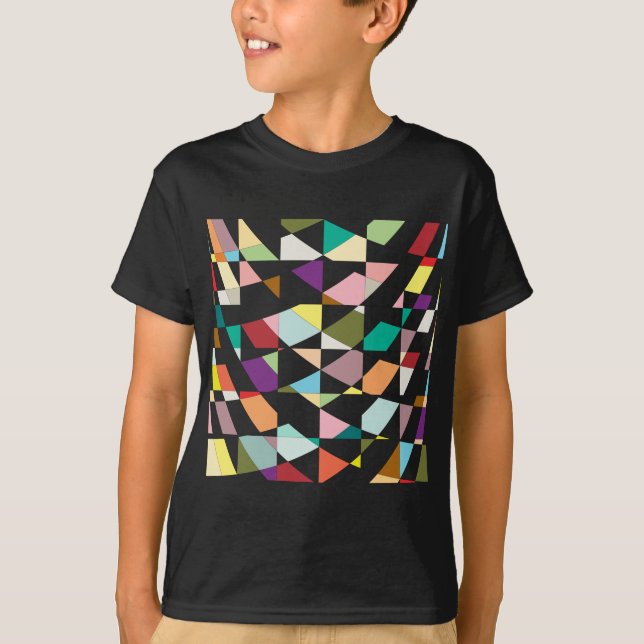 Abstract Colours Tapestry T-Shirt (Front)