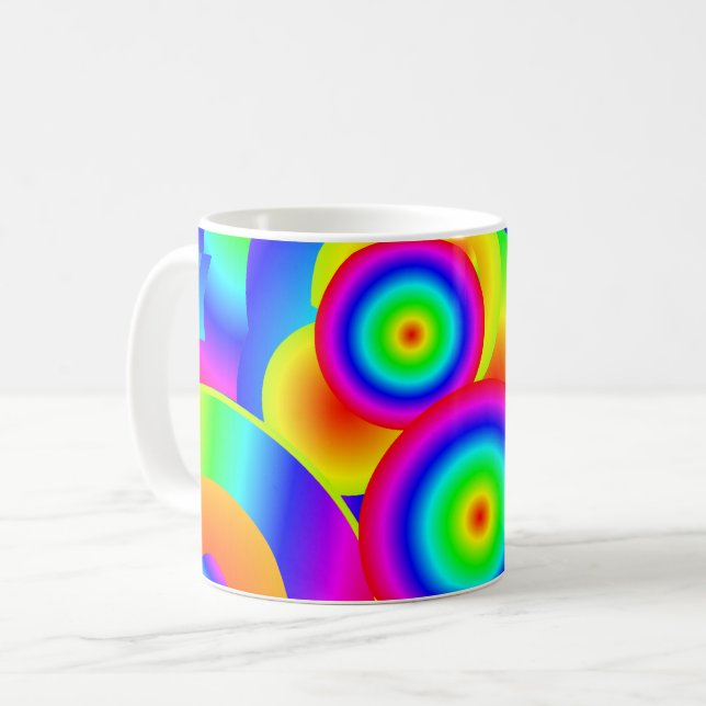 Abstract Comet Coffee Mug (Front Left)