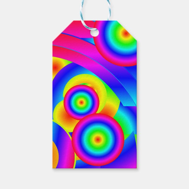 Abstract Comet  Gift Tags (Front)