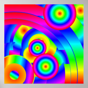 Abstract Comet Poster