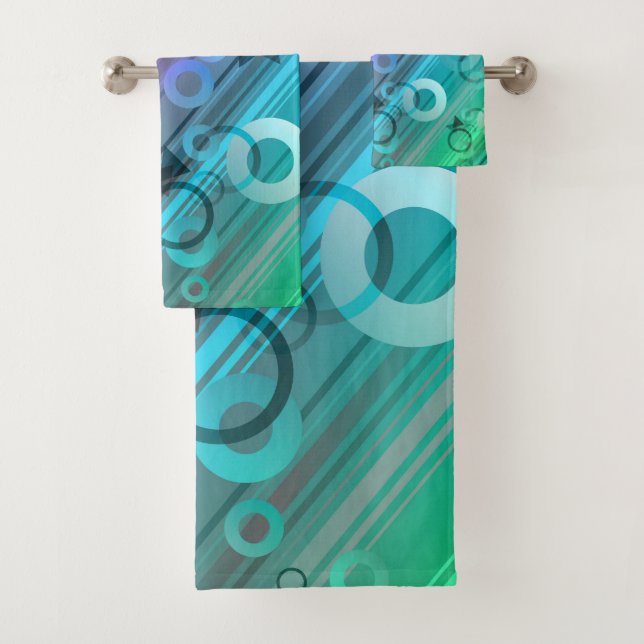 Abstract Composition Bath Towel Set (Insitu)