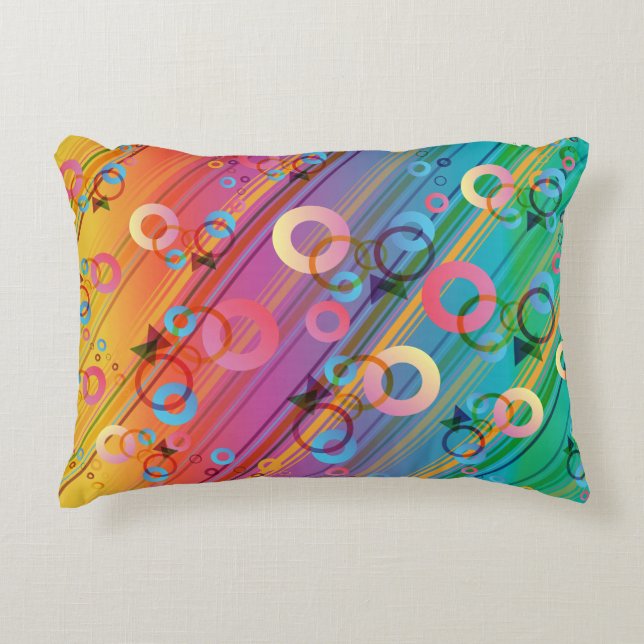 Abstract Composition Decorative Cushion (Front)