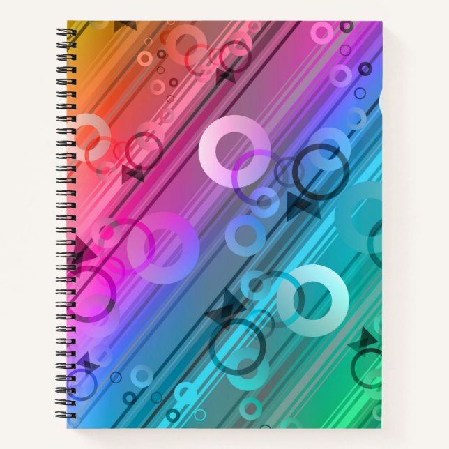 Abstract Composition Notebook (Front)