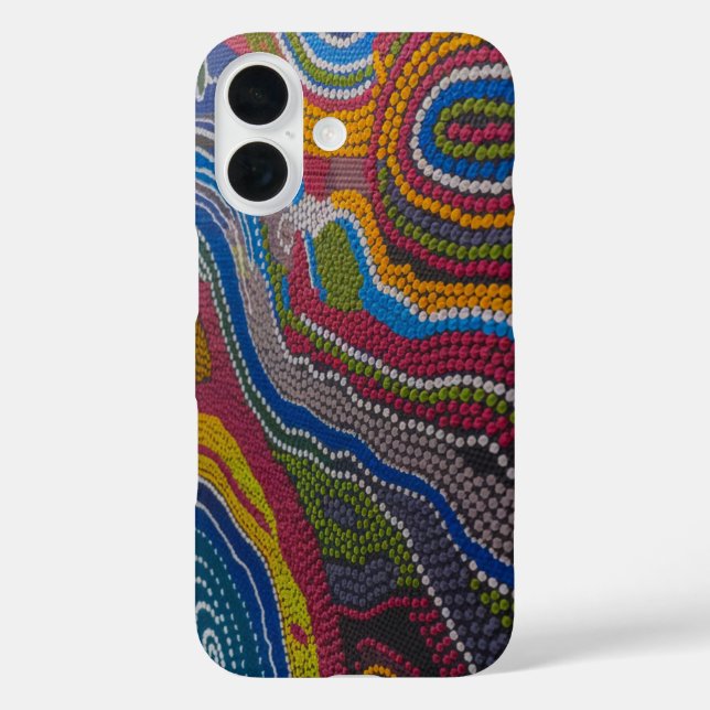 Abstract Composition of small colourful dots Case-Mate iPhone Case (Back)