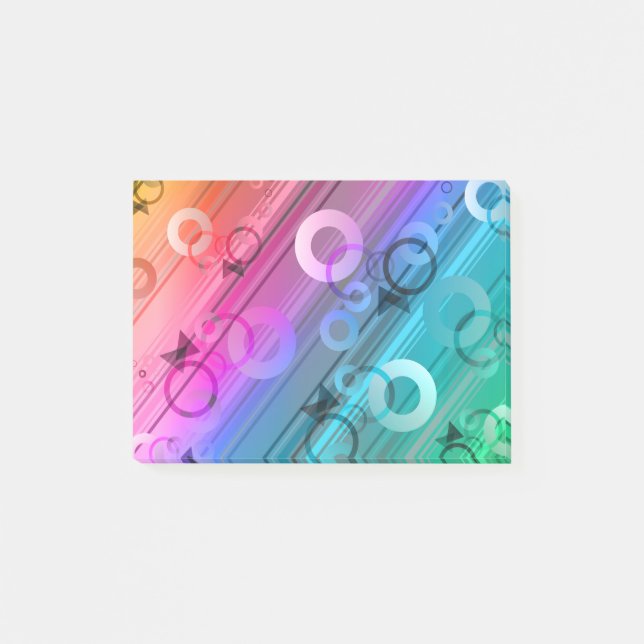 Abstract Composition Post-it Notes (Front)