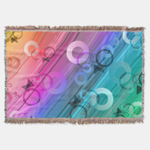 Abstract Composition Throw Blanket