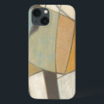 Abstract Composition with Muted Colours iPhone 13 Case<br><div class="desc">The muted colours of this Norman Wyatt composition harkens back to abstract works by Piet Mondrian. While the paints used are toned down,  their the colours together speak loudly and call attention to the piece. Purchase your copy today!</div>