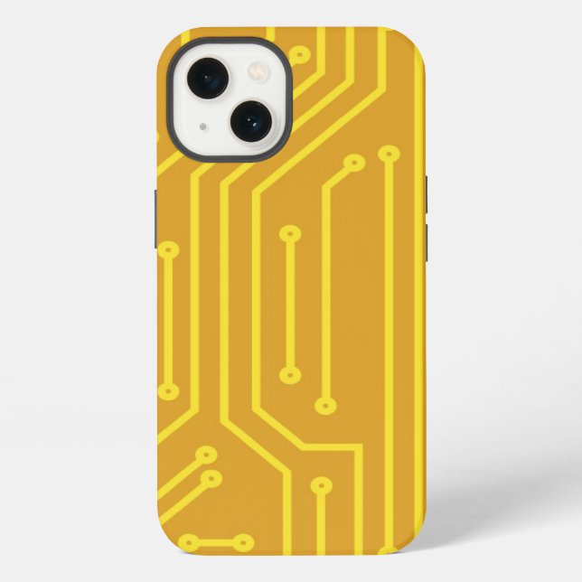 Abstract computer equipment iPhone case (Back)