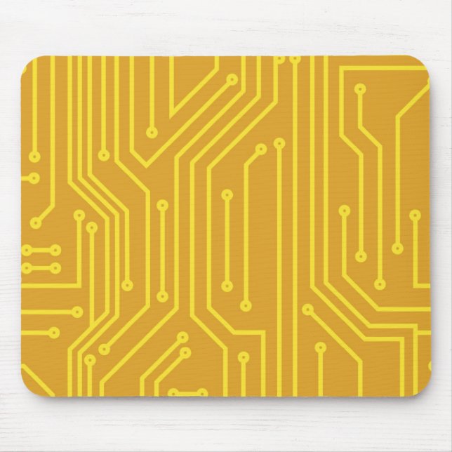 Abstract computer equipment mouse pad (Front)