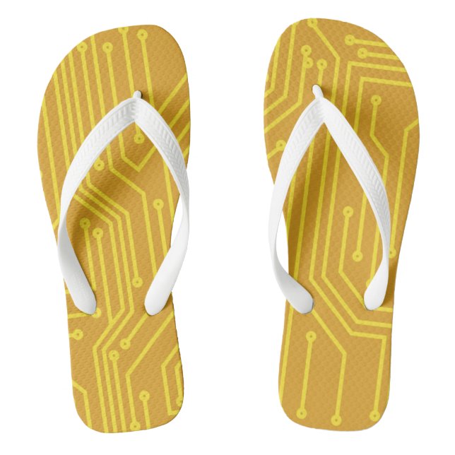 Abstract computer equipment thongs (Footbed)