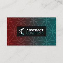 abstract concepts business cards