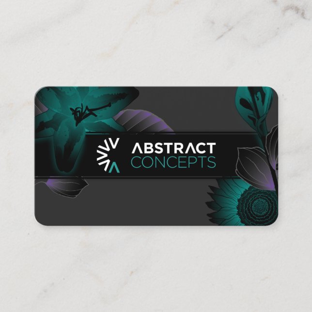 abstract concepts business cards (Front)