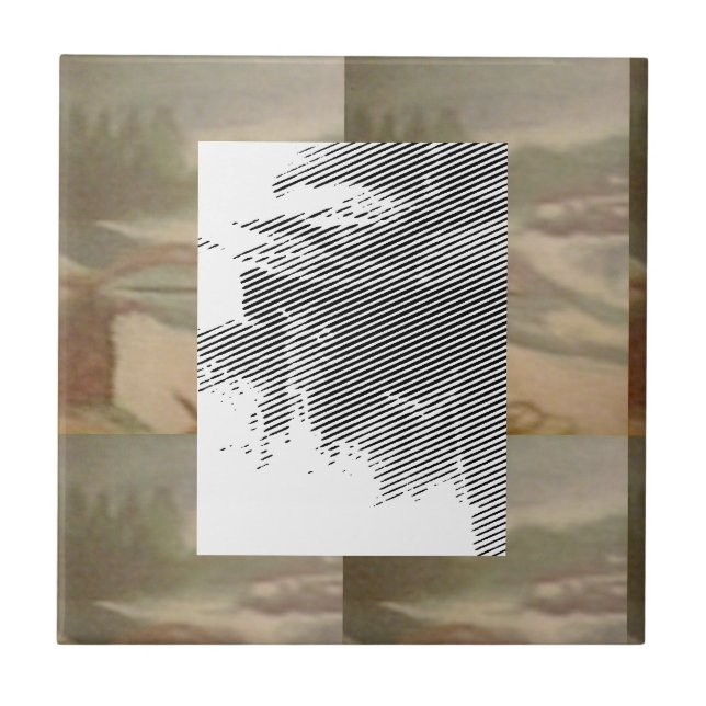 Abstract Concert  Ceramic Tile (Front)