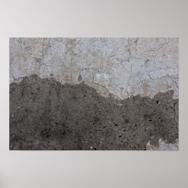 Abstract Concrete Texture Poster (Front)