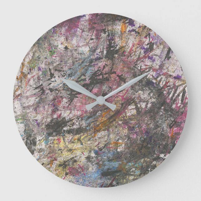 Abstract "Confetti Too" Clock (Front)