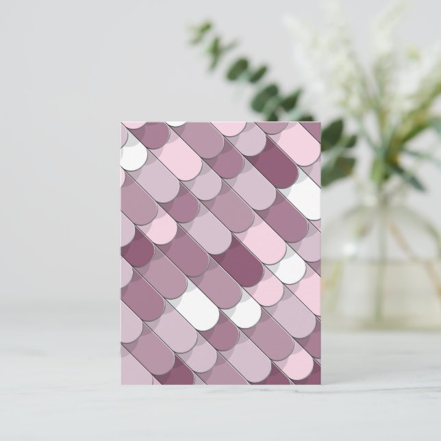 Abstract Construction (tiles) 2 Postcard (Standing Front)