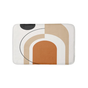 Abstract Contemporary  Bath Mat