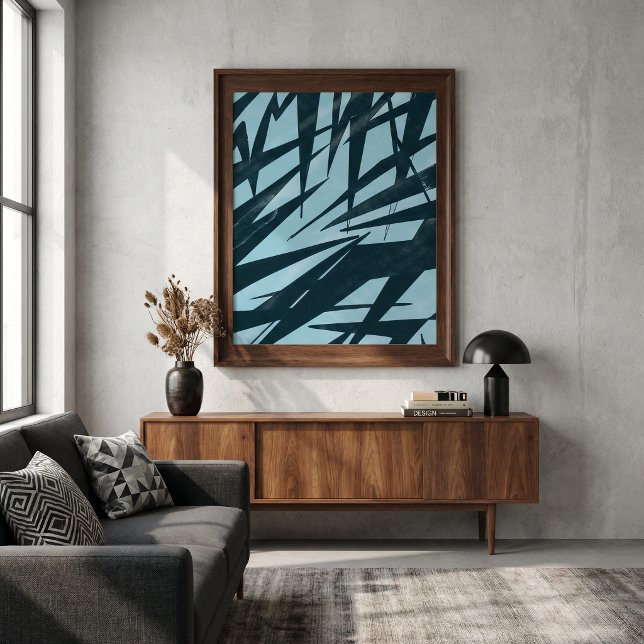 Abstract contemporary  minimalist unique geometry poster (Creator Uploaded)