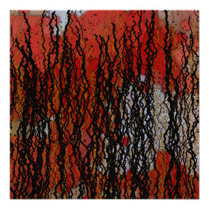 Abstract Contemporary Painting Poster