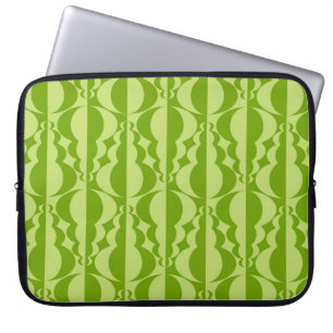 Abstract contrasting patterns. Flat, simple geome Laptop Sleeve