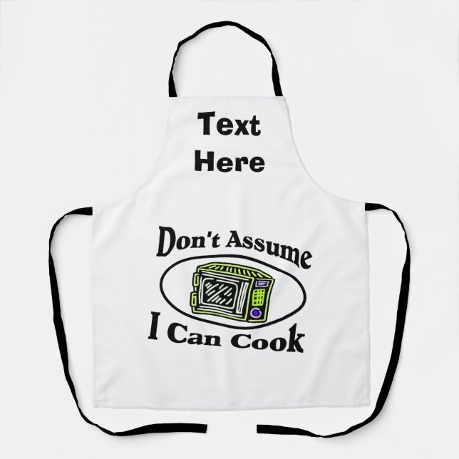 Abstract Cook Design add text, Apron (Front)