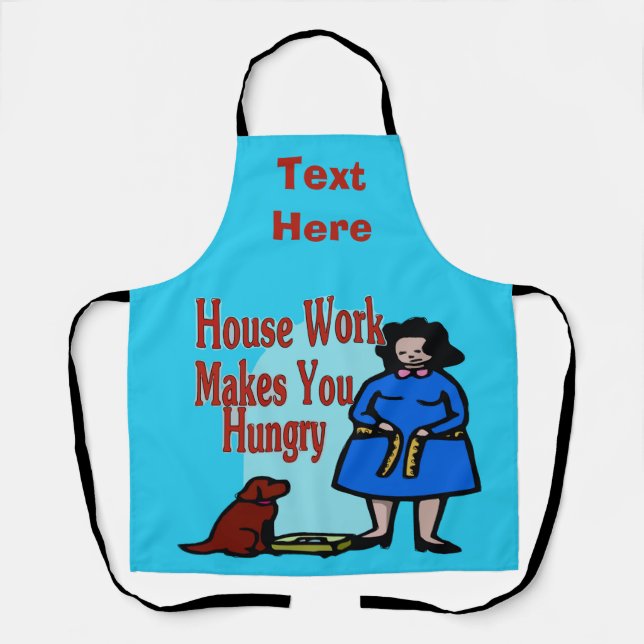 Abstract Cook Design add text, Apron (Front)