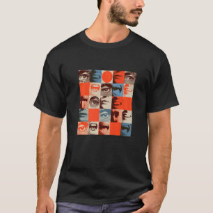 Abstract Cool Face Expression Graphic Designs T-Shirt