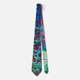 Abstract Coral Ocean Tie