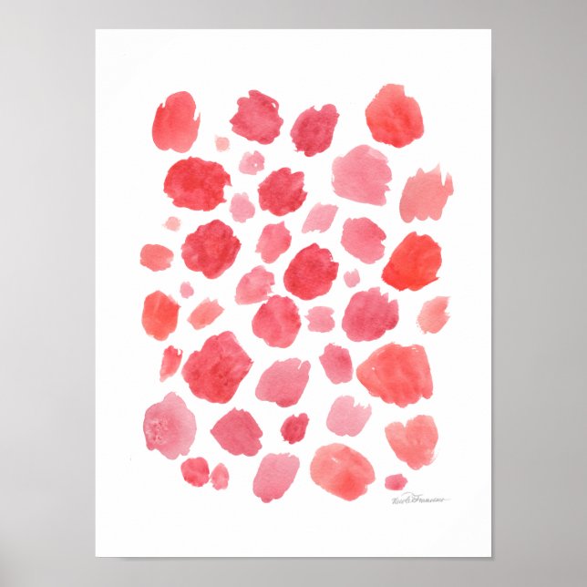 Abstract Coral Poster (Front)