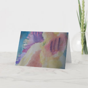 Abstract Coral Reef Greeting Card