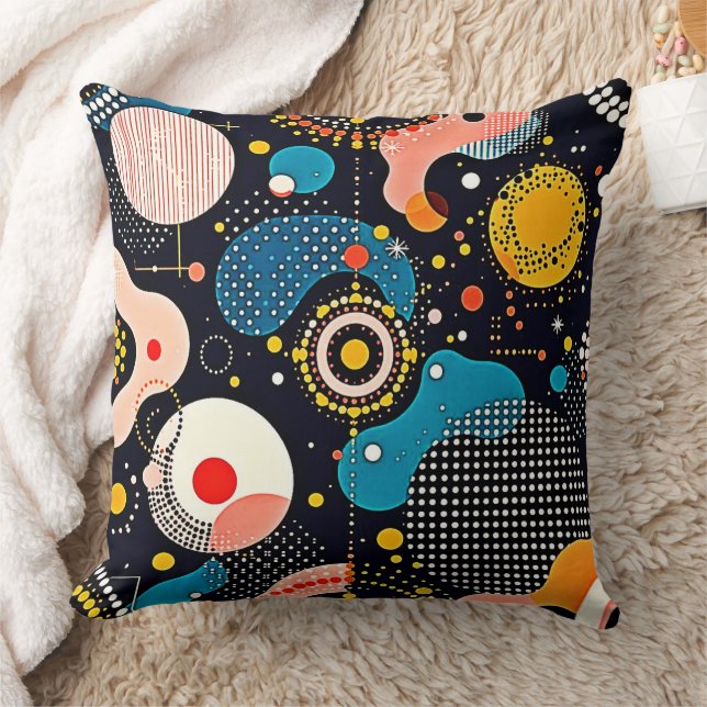 Abstract Cosmic Dance Cushion (Blanket)