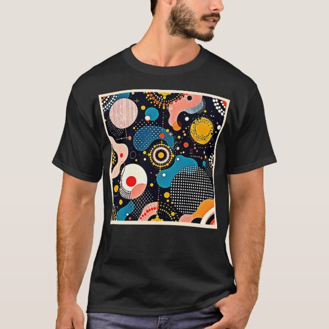 Abstract Cosmic Dance T-Shirt (Front)