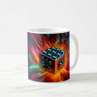 Abstract Cosmic Energy Cube Coffee Mug