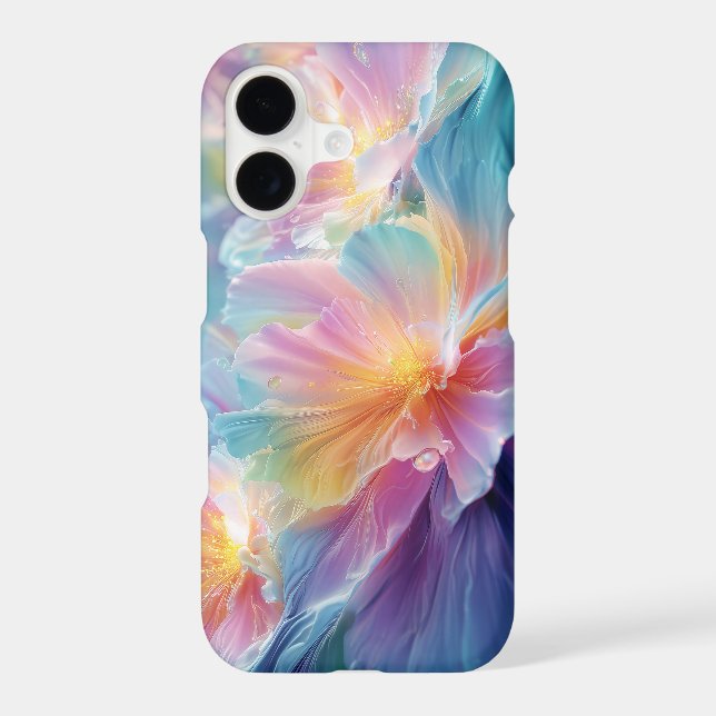 Abstract cosmic floral explosion in pastel (Back)